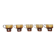 Set of 5 vintage coffee cups