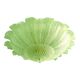 Lot de 2 verres de Murano de style vénitien vert « Feuilles » de style moderne du milieu du siècle