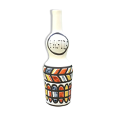 Ceramic pastis bottle signed capron vallauris j48