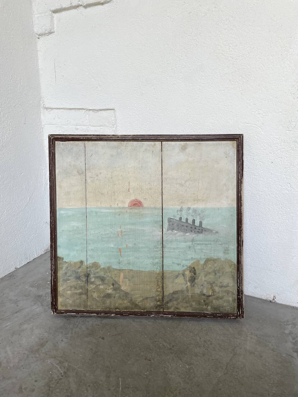 Painting on wood 1900