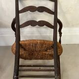 Provençal straw armchair from the 18th century