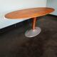 Czech vintage coffee table, wood and metal