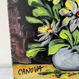 Old “flowers” painting