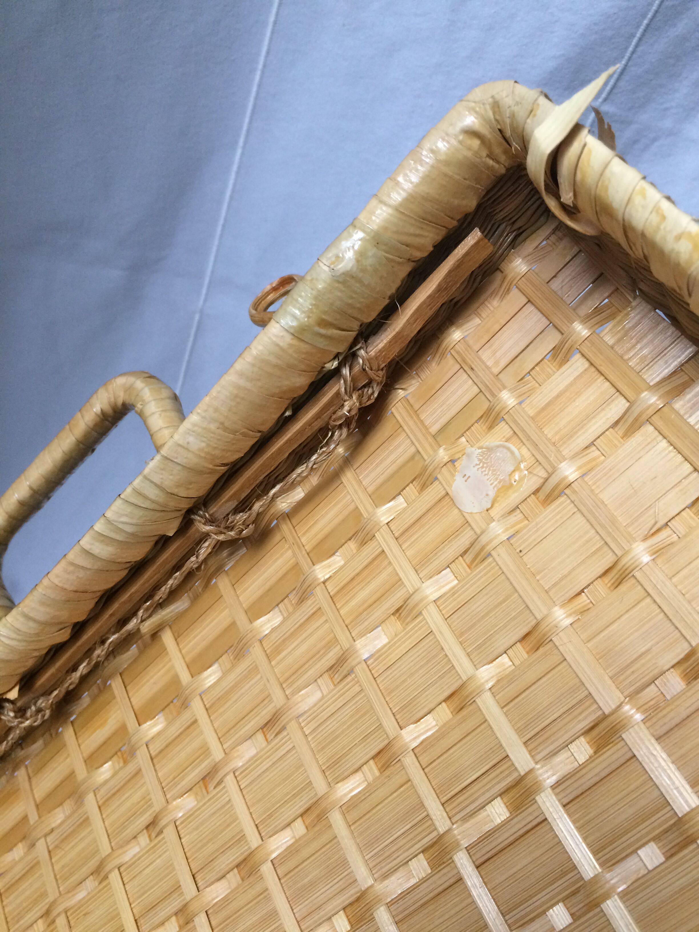 Vintage rattan/wicker case