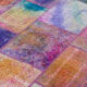 Handwoven Anatolian Contemporary 200 cm x 300 cm Multicolor Patchwork Carpet