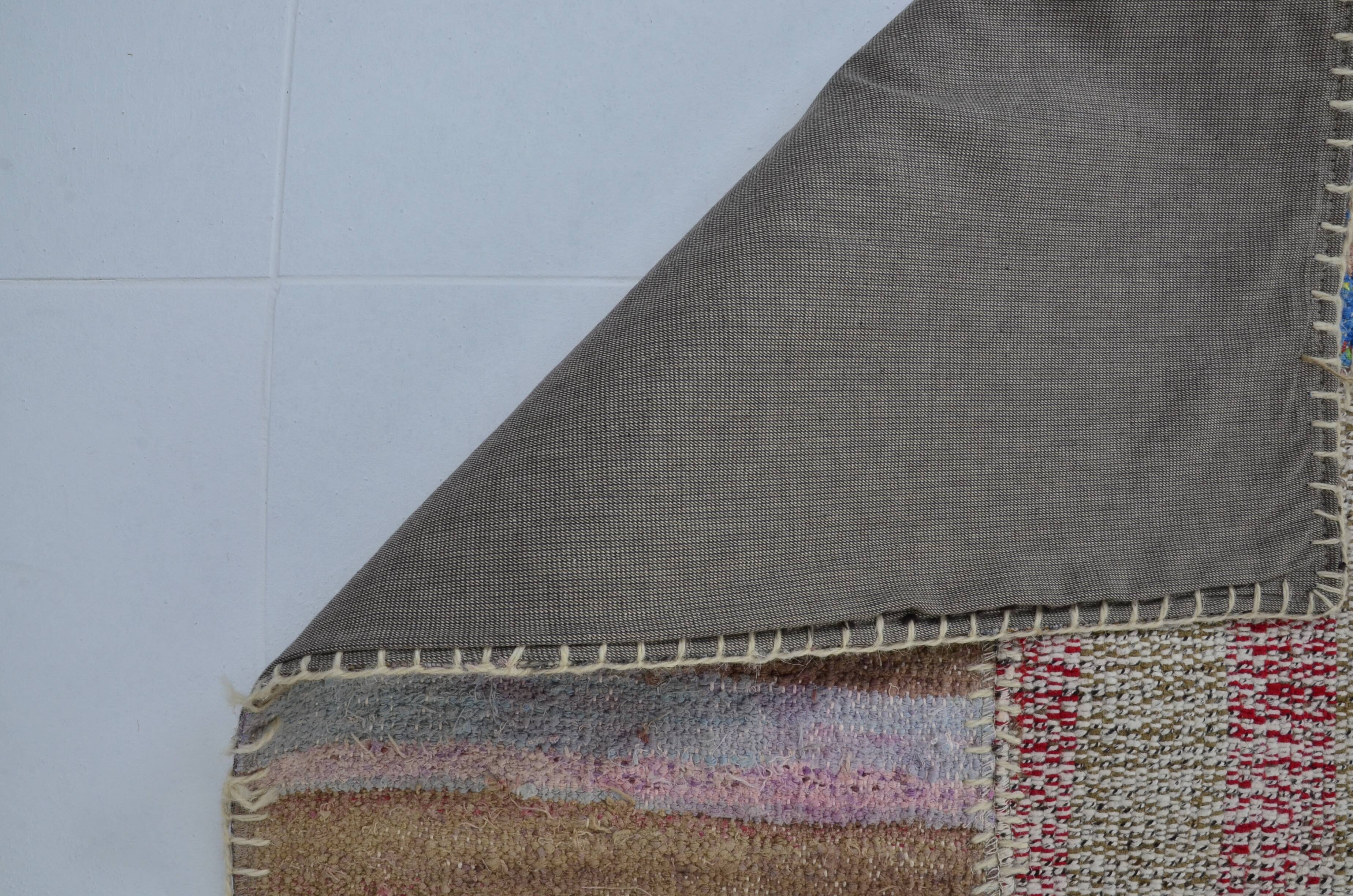 Vintage Anatolian Oushak Patchwork Rug sku 3040