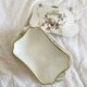 Antique Haviland Limoges porcelain sauce boat with lid, bird decor