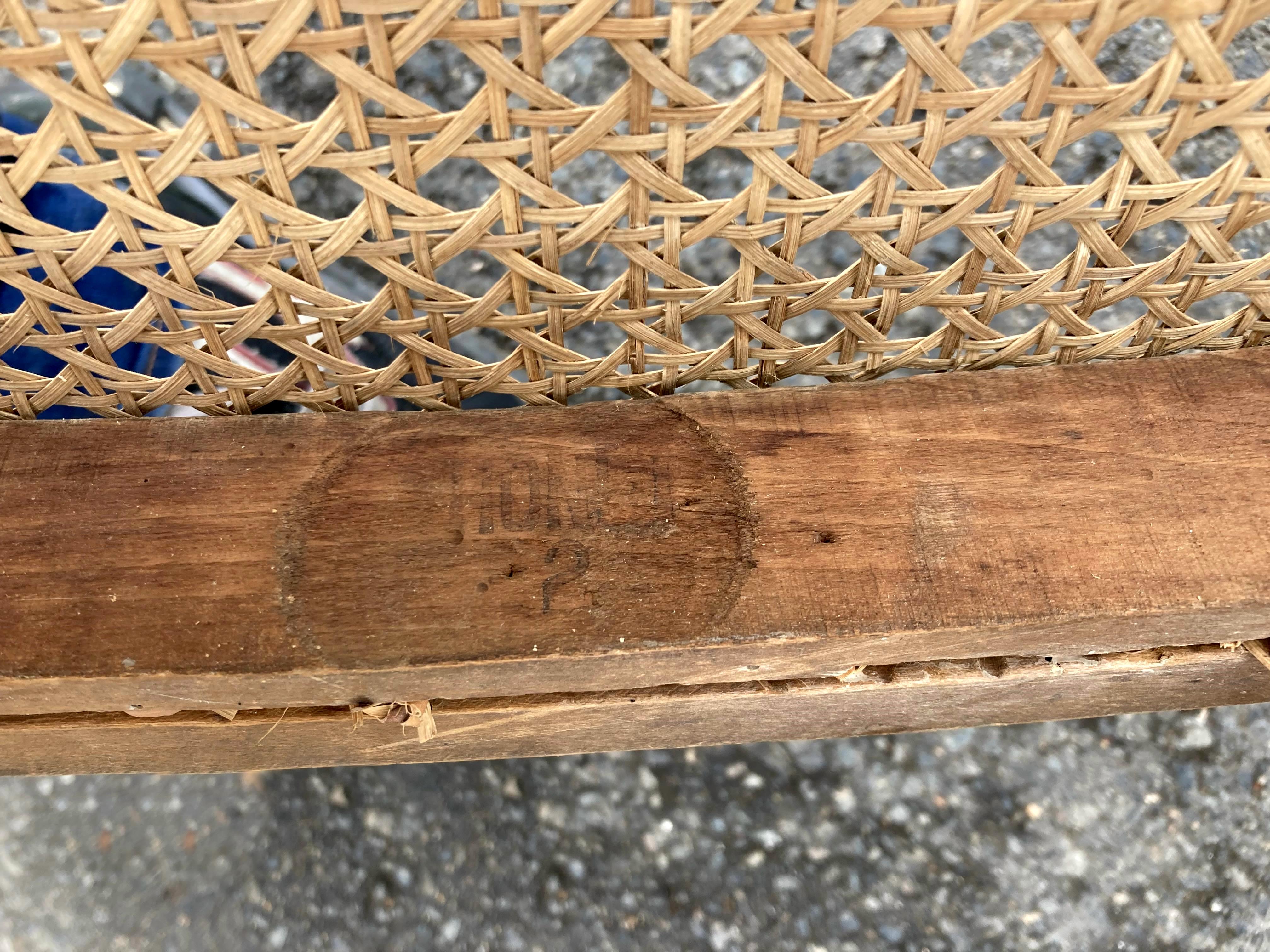 Armchair Thonet N°B93 canned to nine, design Siegel 1920