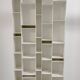 Random bookcase in white wood / W 81 x H 217 cm - MDF Italia