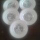 5 Jean de la Fontaine Sarreguemines themed plates