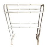 Vintage towel rack on feet