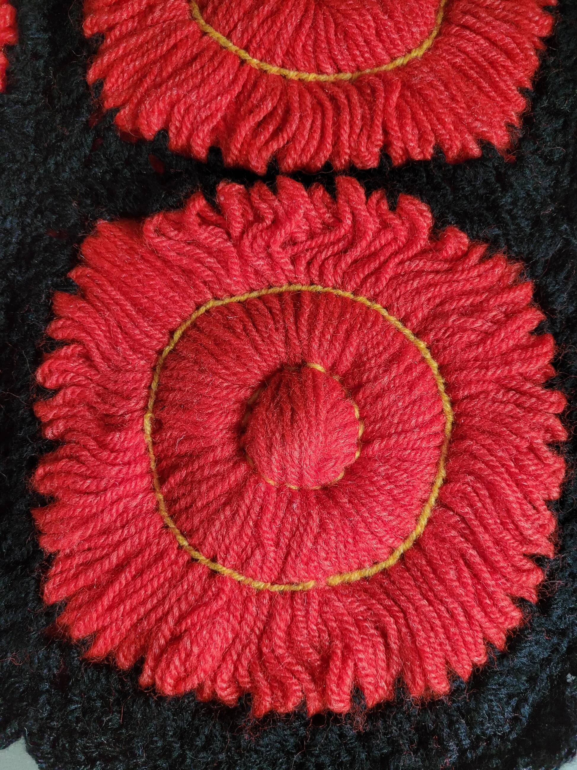 Crochet cushion cover 35x35