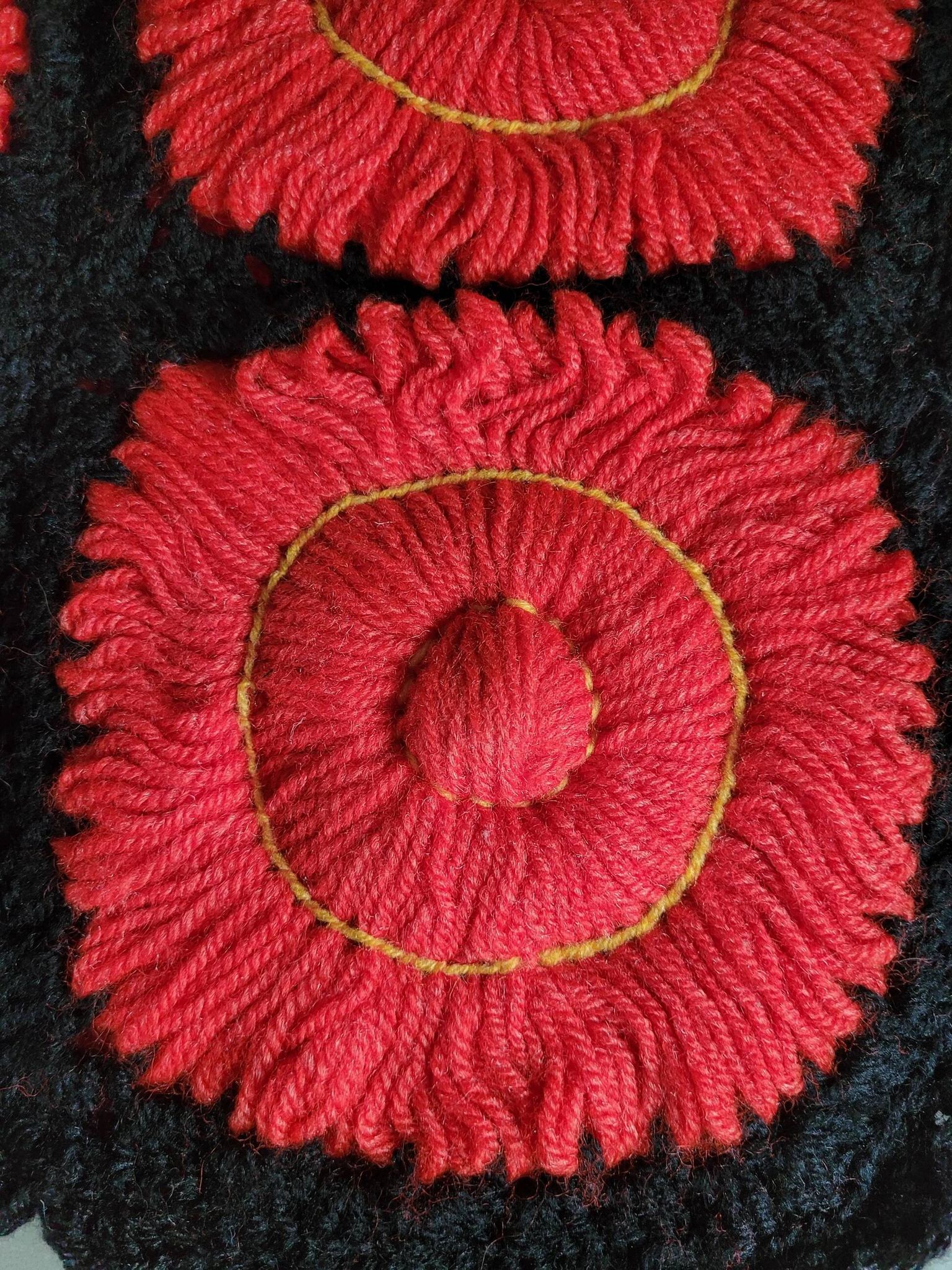 Crochet cushion cover 35x35
