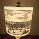 Lampe Philips "Parys Bordeaux" des années 60