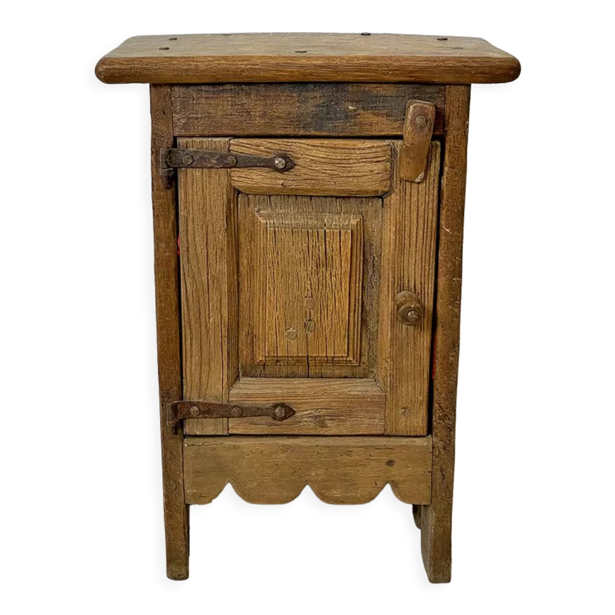 Rustic bedside table