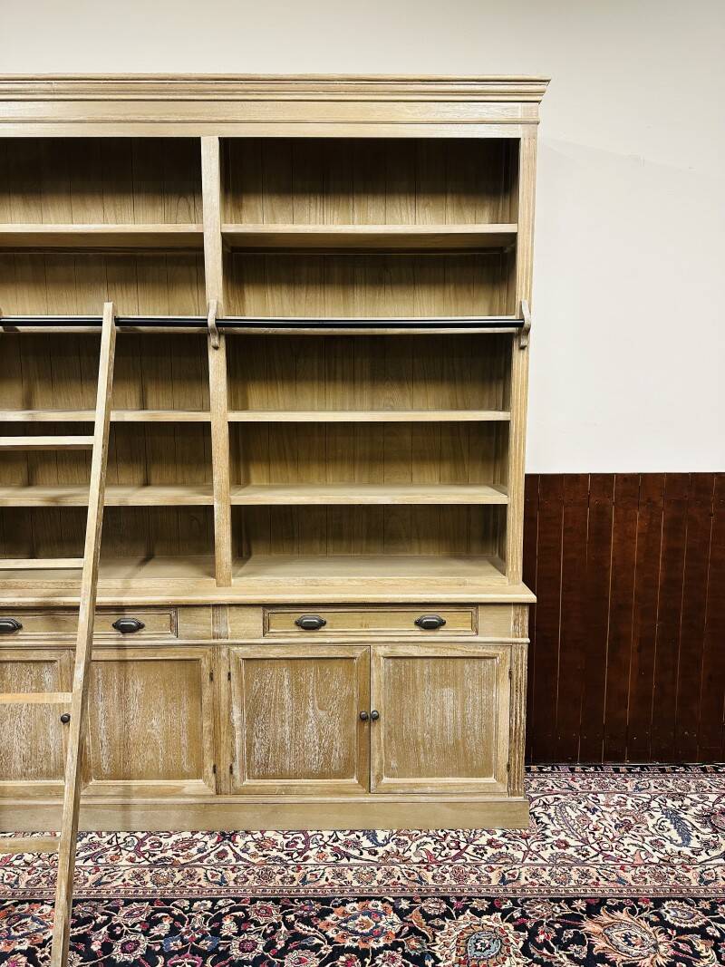 Country Pale Oak Look Bookcase