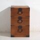 Small Japanese tansu with three drawers – Meiji Period (c. 1890–1926)