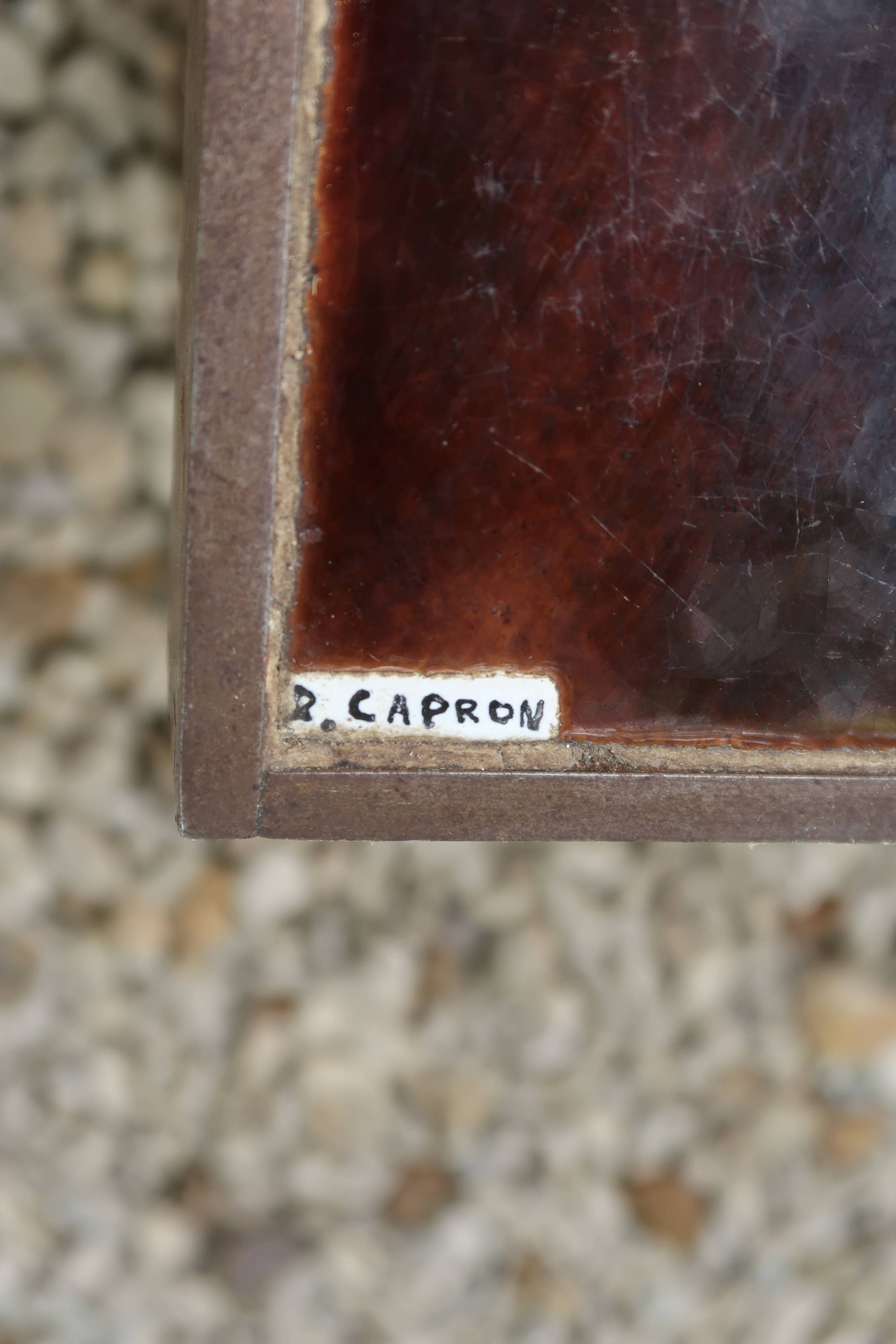 Ceramic coffee table by Roger Capron, Vallauris 1970s