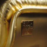 Limited Edition Golden Elda Chair by Joe Colombo for Longhi Italy no. 8/20
