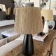 Lampe bohème noire