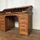 American solid solid oak cylinder desk from 1930