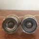 Silver metal salt and pepper shaker