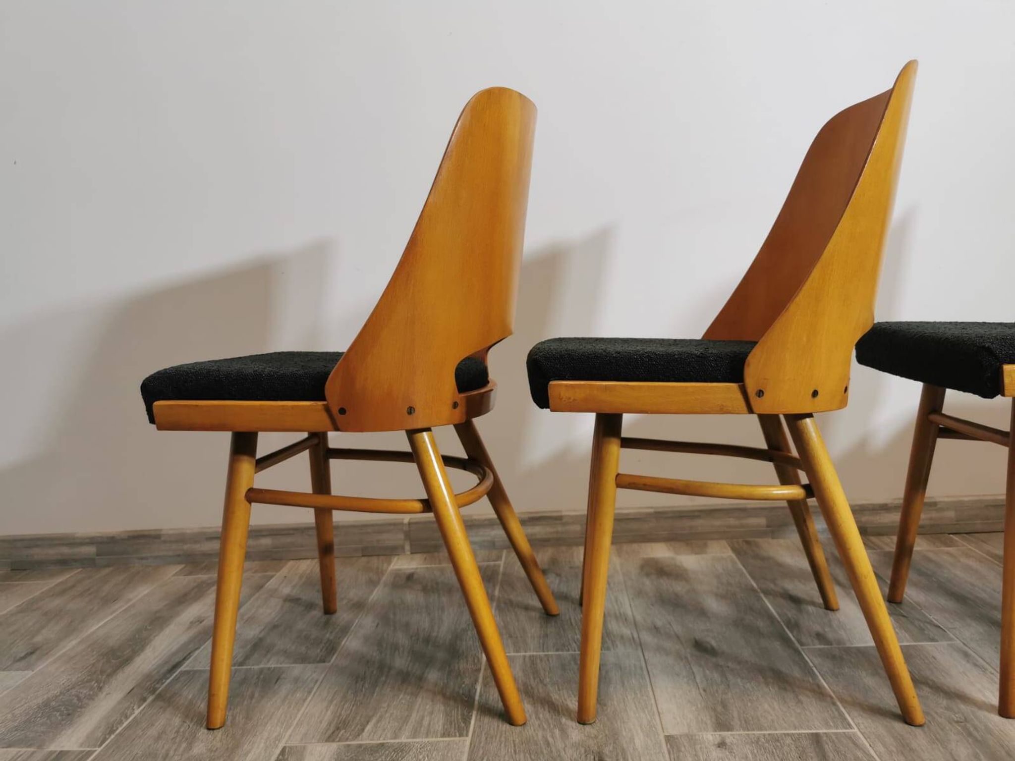 Chaises de Salle à Manger par Radomir Hoffman pour Ton, 1950s, Set de 4