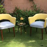 2 fauteuils bridge années 60