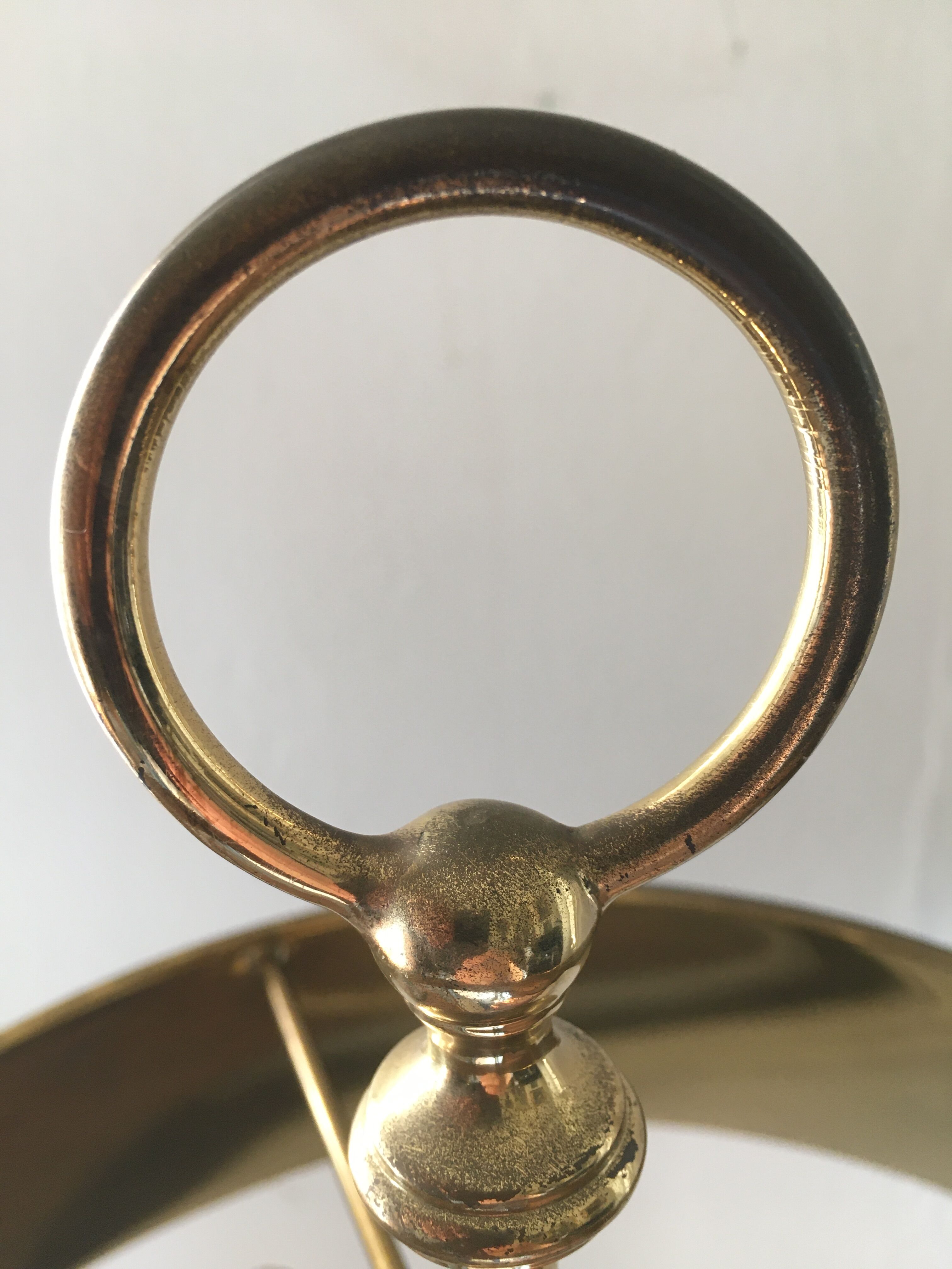 Golden bronze hot water lamp