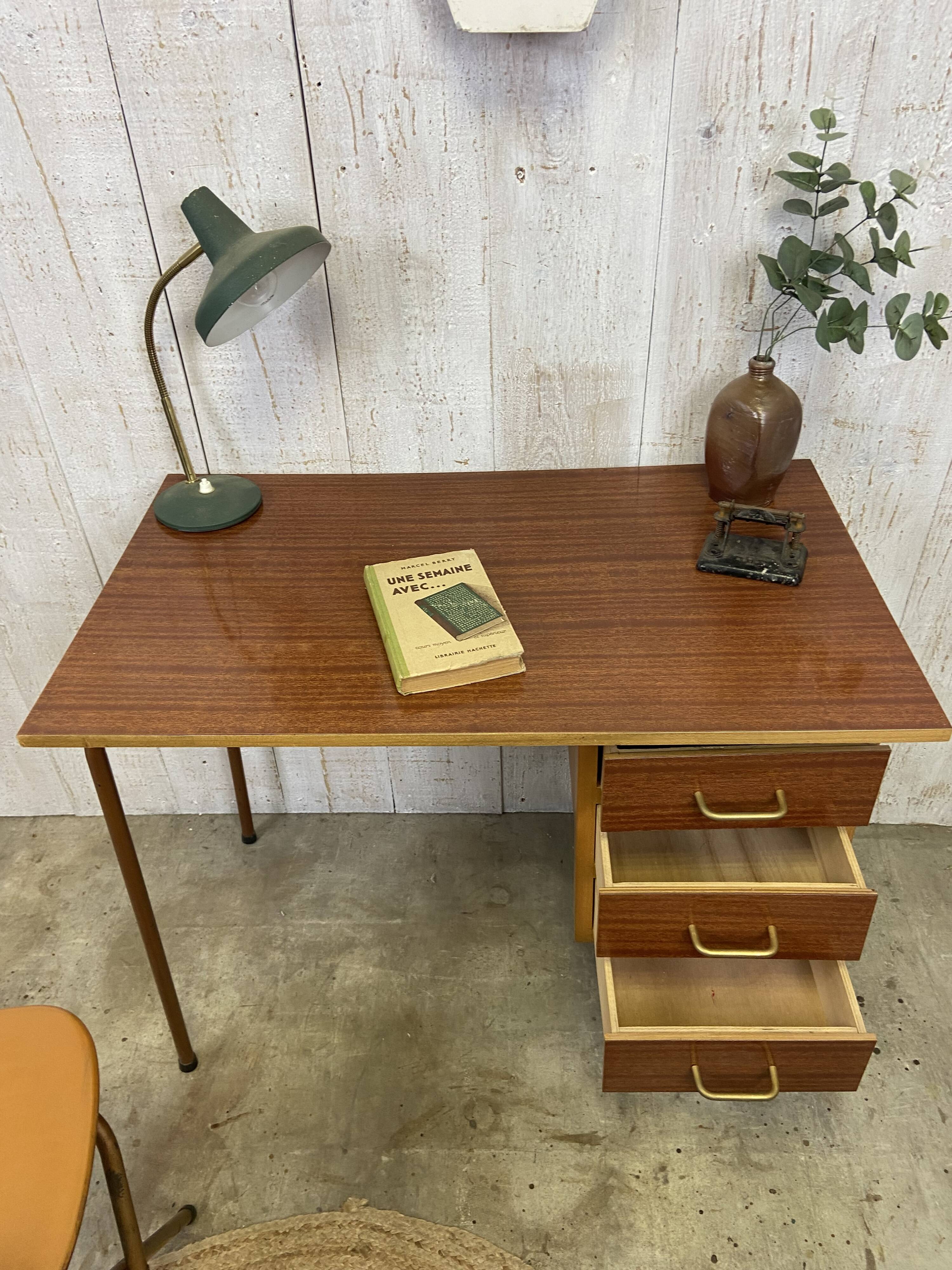 Vintage desk and chair set