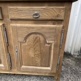 Solid Oak Sideboard Mid 20th Century