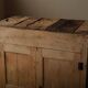 Small peasant-style piece of furniture made of solid wood, circa 1900