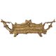 Rococo-style gold-colored jardinière/flower planter, early 20th century.