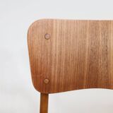 Kofod Larsen black faux leather chair for Boltinge Stolefabrik 1960 Denmark