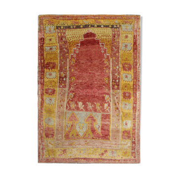 Tapis turc antique de laine fait main