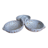 Empty pocket aperitif dish signed Jean Austruy