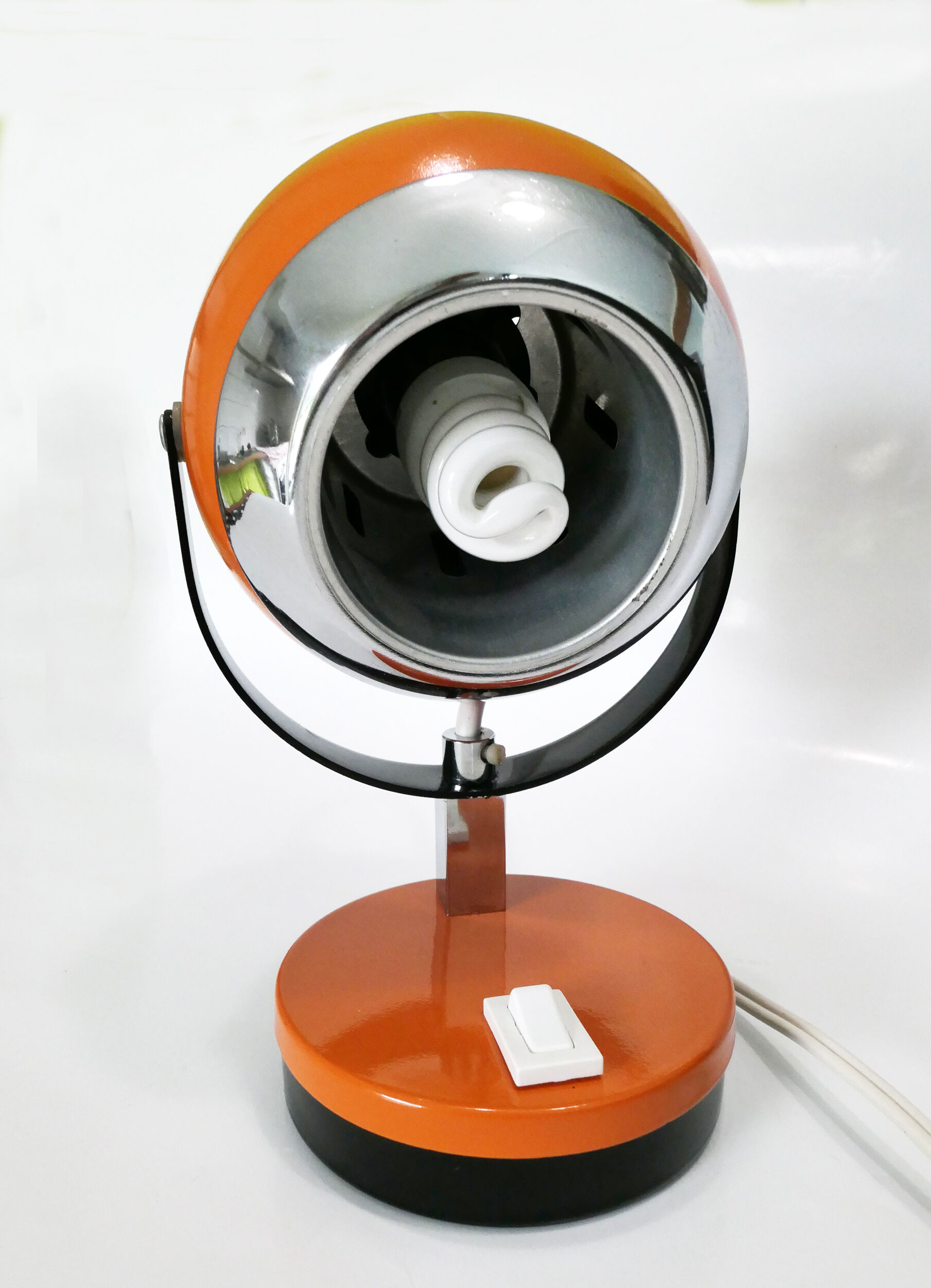 Table lamp eyeball space age 1970's