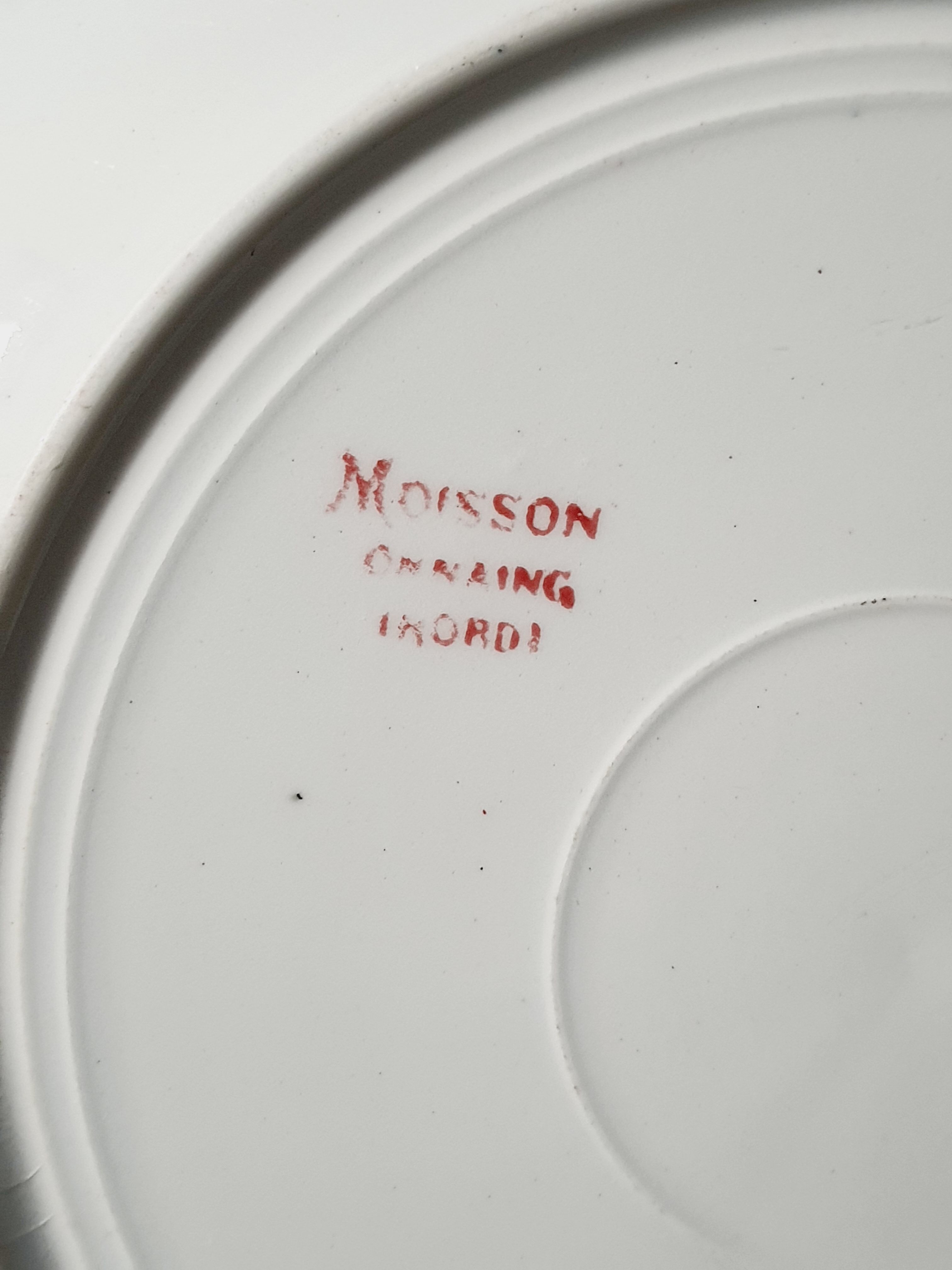 Lot of 6 hollow plates Onnaing Iron Land Model Harvest