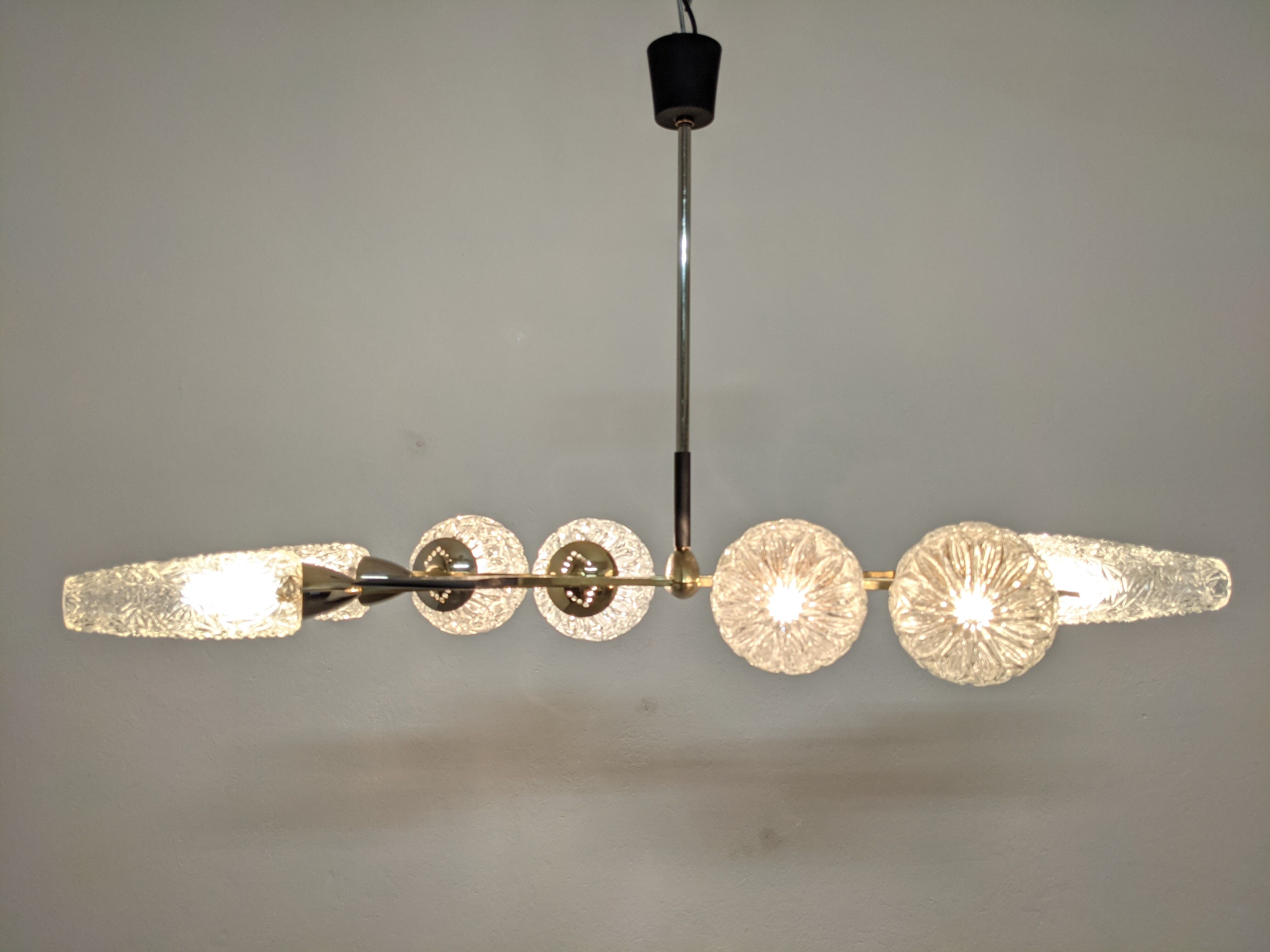 Arlus chandelier with 8 fires of the 50s/60s