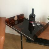 Tray in lucite tortoiseshell way circa 1970