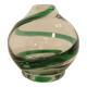 Vase en verre soufflé bi couleur Köln années 60