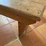 Authentic fir farm bench