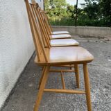 Scandinavian chairs Pinnstol ZPM Radomsko 1950
