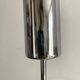 Space age glass and chrome chandelier, Italian design 1970