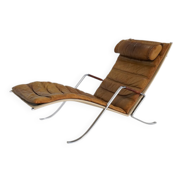 Fauteuil Grasshopper précoce par Preben Fabricius et Jørgen Kastholm pour Kill International, Allemagne, années 1960.