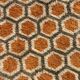 Moroccan Berber rug in orange wool