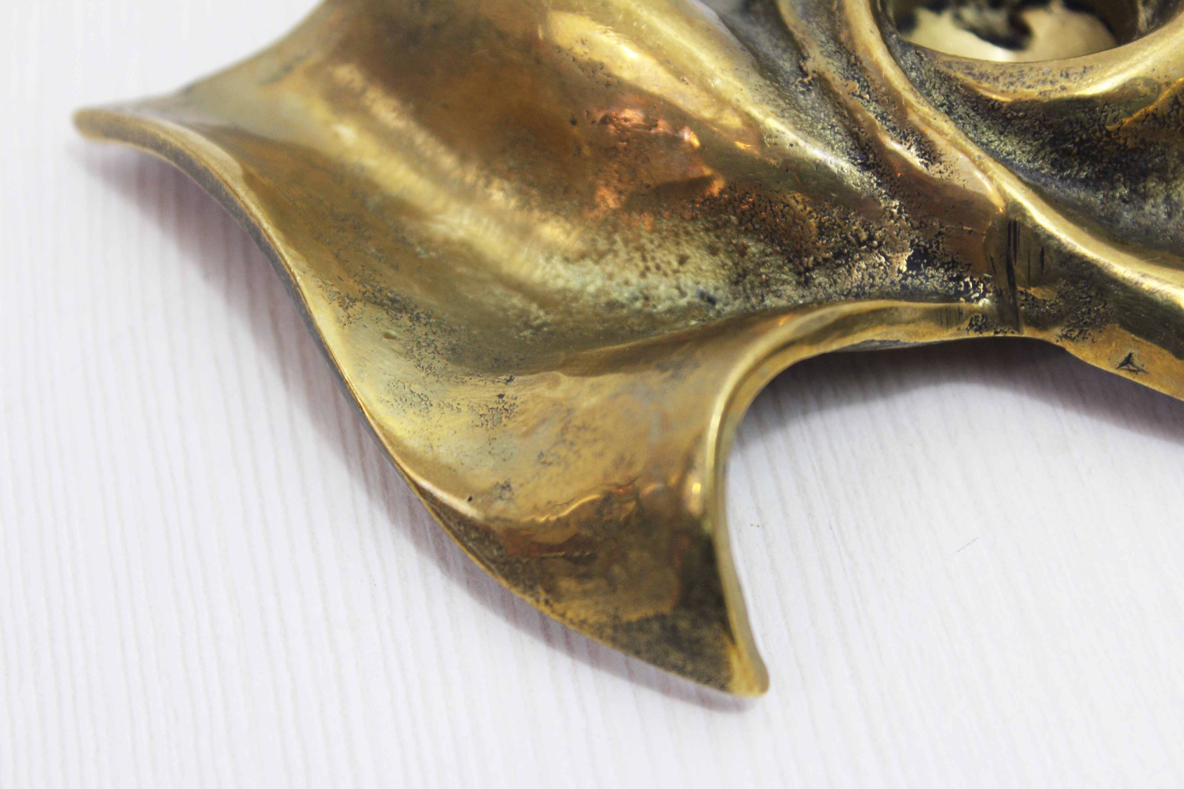 Bougeoir en bronze 1950