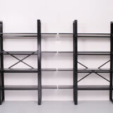 Ebonized Oak Shelving Units Denmark, Niels Gammelgaard 1970s