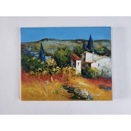 Tableau toile "Mas provençal"