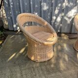 Modular rattan lounge